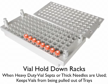 Vial Hold Down Tray