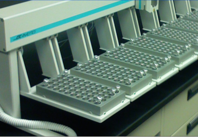 LEAP CTC PAL System with 15 deg vials on tray